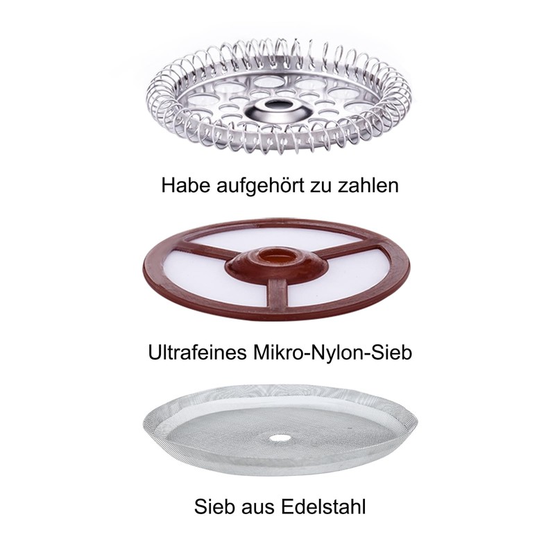 French Press Filter Replacement Parts Set of 3 for Easyworkz