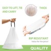 3 Gallon 220pcs Strong Drawstring Trash Bags Garbage Bags by