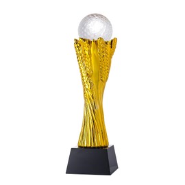 LONGWIN Golden Golf Trophy Cup, Funny Golf Trophies for Tournaments, Sports Competitions, Parties, Golf Centerpieces for Table, Golf Gifts for Men and Women