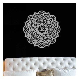OM Mandala Stencil for Walls – Wall Stencil Mandala – Reusable Stencil Better Than Mandala Decal – Laser Cut Mandala Template for Painting – Mandala Painting Stencil for Easy décor (30")