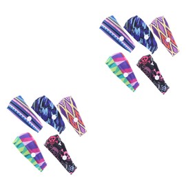 minkissy 10 Pcs Shower Ear Strap Headband Elastic Ear Headwrap Headband Button Face Elastic Headbands Yoga Headband Athletic Headbands Sports Hairband Running Men and Women Hair Accessories