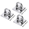 PATIKIL Pad Eye Plate U Hooks, 3 Pack Metal Ceiling