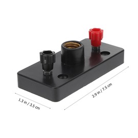 Hemobllo 10Pcs Physics Screw Lamp Holder Set with E26 Plastic Base and Terminal for Electrical Teaching and Circuit Experiments in Physics Lab