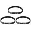 sourcing map 3pcs HTD-5M Rubber Timing Belt 65 Teeth, 325mm