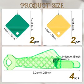 LLOUSSAK 8 Stück Nadeleinfädler Set,Einfädelhilfe,Einfädler für Nadeln,Kunststoff Einfädelhilfe Nähmaschine,Fisch Nadeleinfädler Set,DIY Handnähen und Nähmaschinen