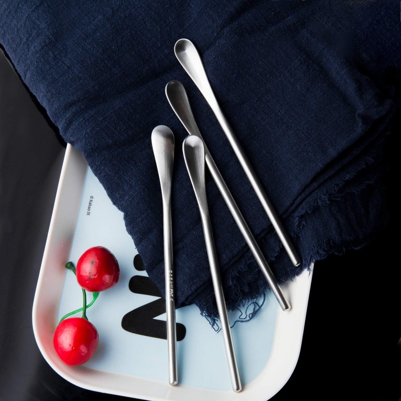 IMEEA Stainless Steel Long Spoon Stirring Stick Coffee Spoon Tea