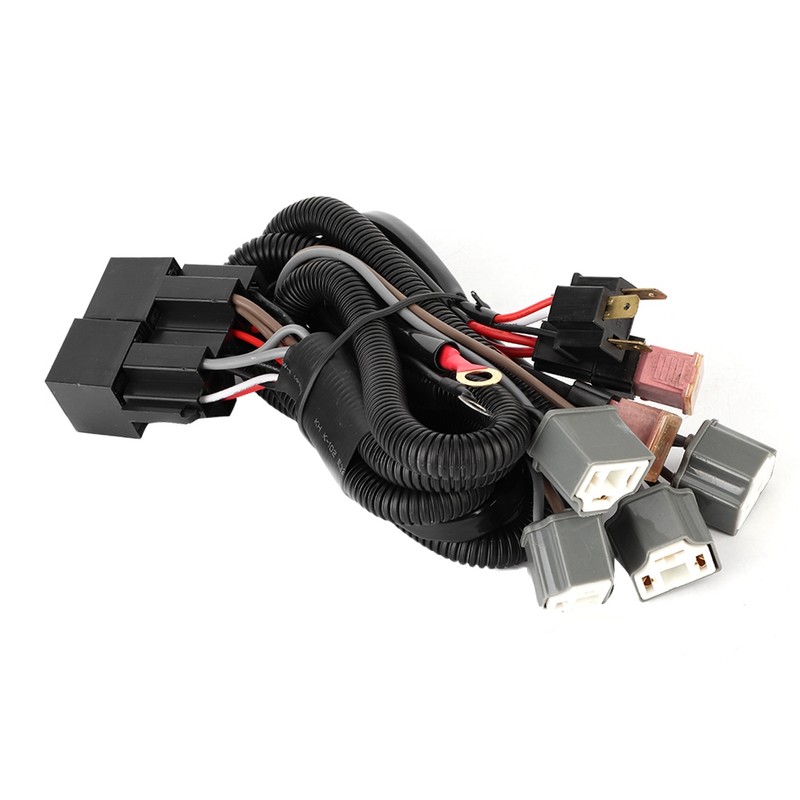 Car LED Light Headlight Wiring Harness Lighting Boost With For