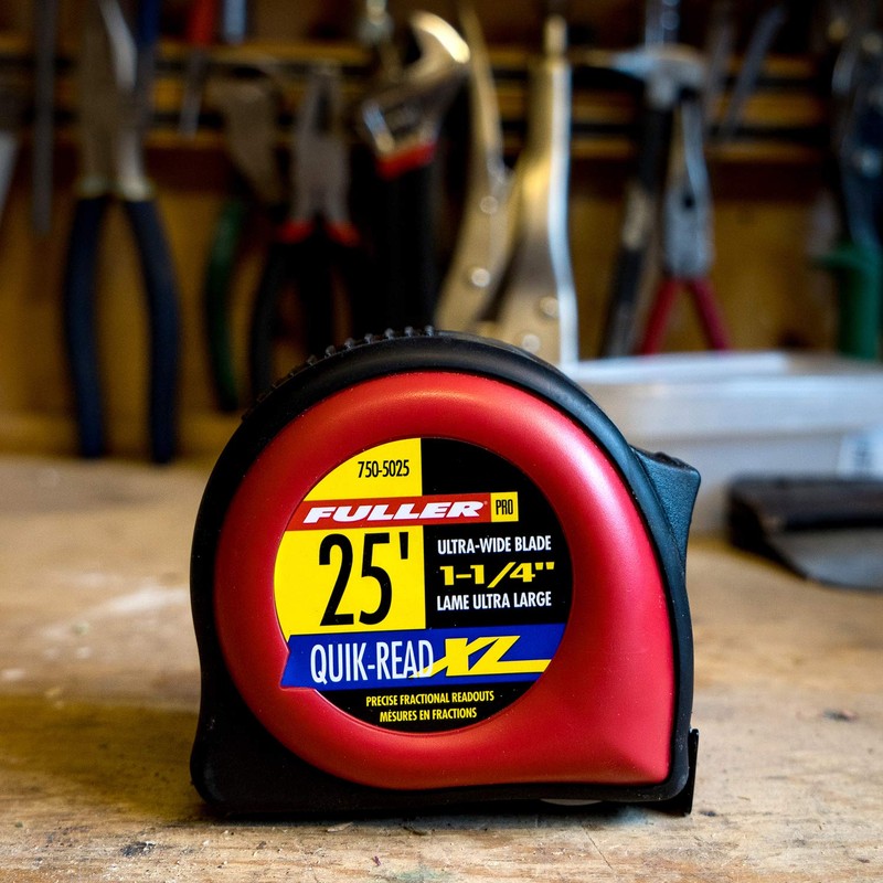 Fuller Tool 750-5025 25 Feet Heavy Duty XL Tape Measure,