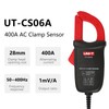 UNI-T UT-CS06A 400A Sensor de abrazadera de corriente alterna, UT196/UT139C/UT117C