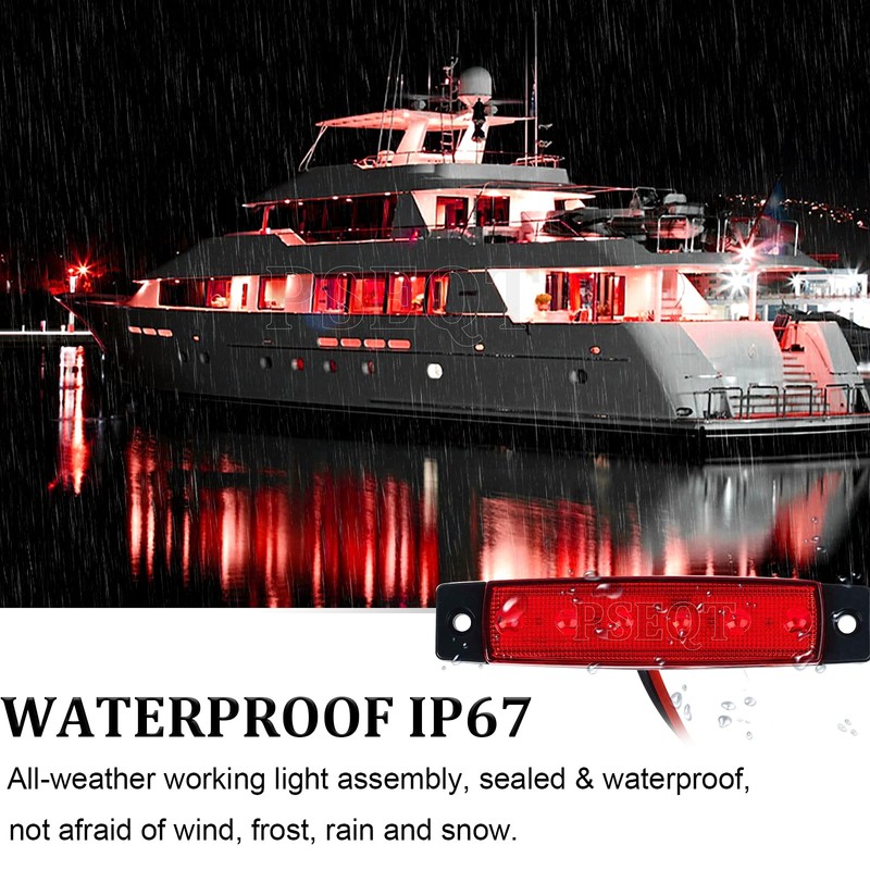 PSEQT LED Boat Interior Lights Marine Courtesy Light Strip Deck