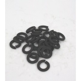 Midwest Fastener M8 8MM Metric Steel Split Lock Washers with Black Oxide Coating Pack of 25