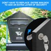 Mailbox Lock Replacement - Universal Mailbox Locks with 4 Keys