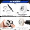 NuoDunco Grinding Wheel Adapter and 75mm Grinding Stone, Change Electric