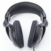 MUSIC STORE Dynamic Headphones, HiFi Headphones Black with Padded Headband,