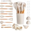 VEVOR Kitchen Cooking Utensils Set, 34 PCS Silicone Spatula Set