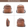COSCOOA Shoulder Bag for Men Leather Man Purse Crossbody for