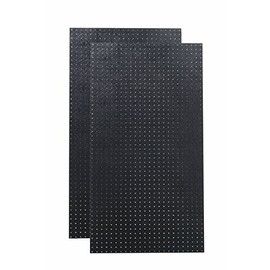 Triton Products DURABOARD DB-2BK Duraboard Pegboards,Two,24x48x3/16",Blk, Black