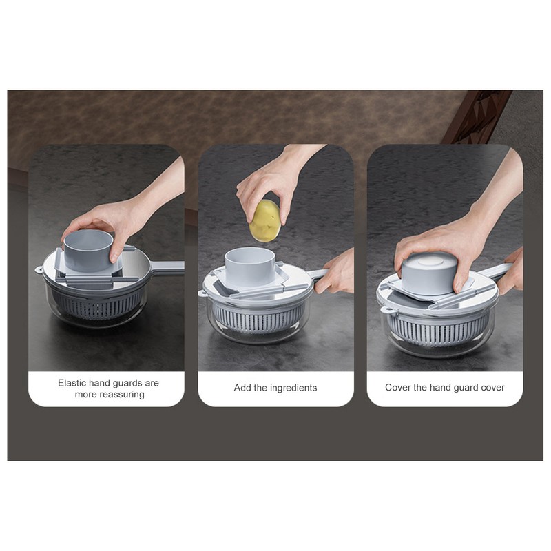 Versatile Vegetable Cutter Kitchen Potato Slicing Machine Carrot Cucumber Grater
