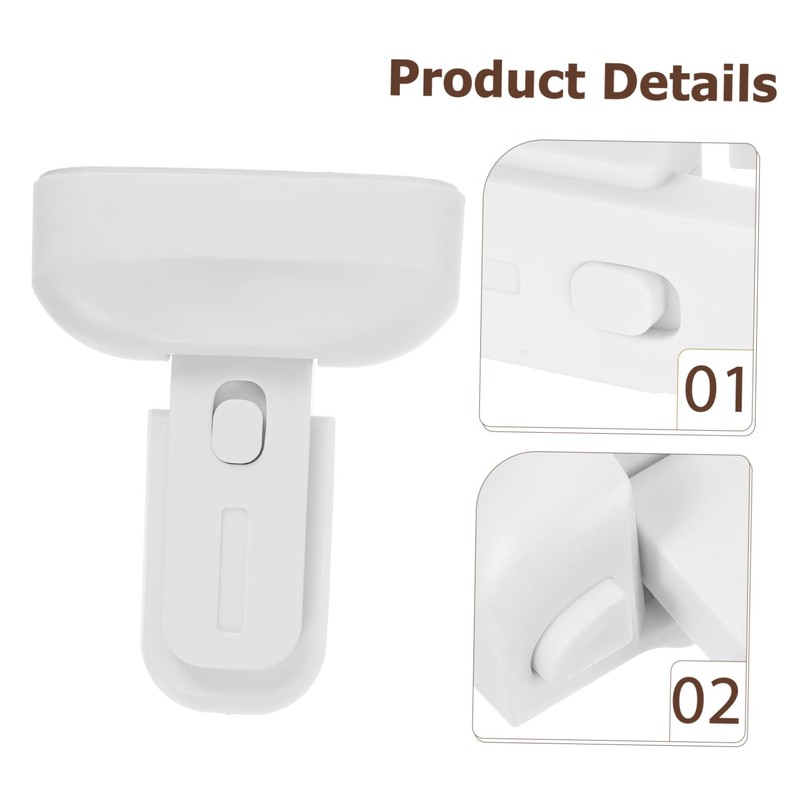DOITOOL Refrigerator Lock Mini Fridge with Freezer Fridge Freezer Handle