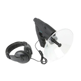 AIXXCUVQ Professional Parabolic Microphone with Multiple Functions for Bird Listening Remote Listening ABS Directional Microphone