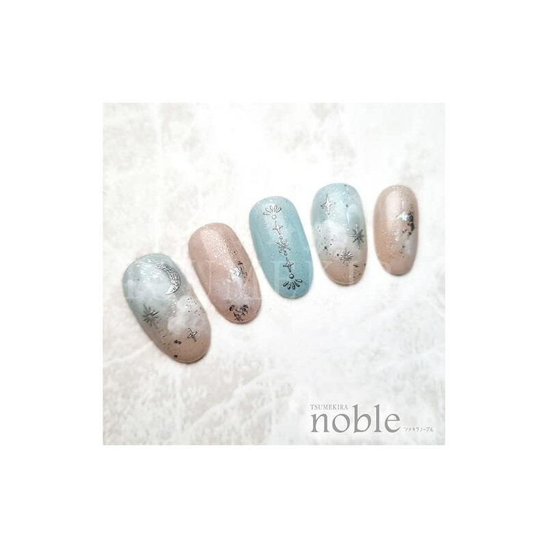 TSUMEKIRA noble Metal Parts, Silver (For Gel Only)