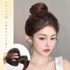 RENLIGUOJI 和風シニヨンキャップ お団子 ウィッグ 和装シニヨン 部分 人毛100% 和装ウィッグ つけ毛 ウイッグおだんご