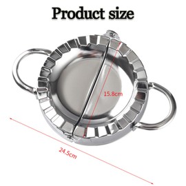 Stainless Steel Ravioli Mould, Stainless Steel Dumpling Maker, Dumpling Maker, Tortellini Shape, Mouth Pockets, Dumpling Maker, Convenient and Quick, Suitable for Preparing Delicious Food at Parties