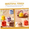 Gatuida Ceramic Condiment Jar Set Salt Shaker Seasoning Containers Bottle