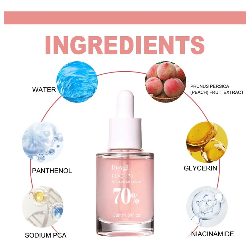 Ho Serum Niacinamida, Aclarante Reduce Poros Hidratante