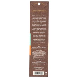 Triloka Premium Incense, Frankincense-Myrrh-Sandalwood Blend, 10 Sticks