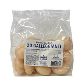 Cereria Di Giorgio - 20 Candele Galleggianti - Ø 4.5 cm h. 2.7 cm - Pesca