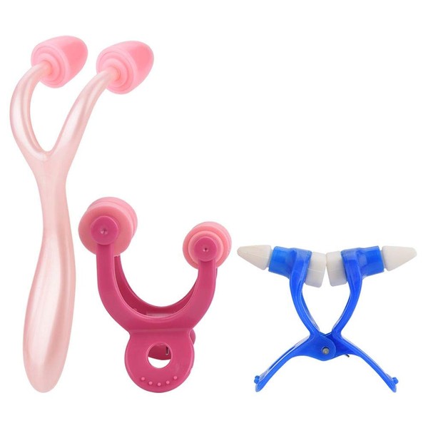 Nose Shaper Massager Roll + Smoothing Beauty Clip + Nose