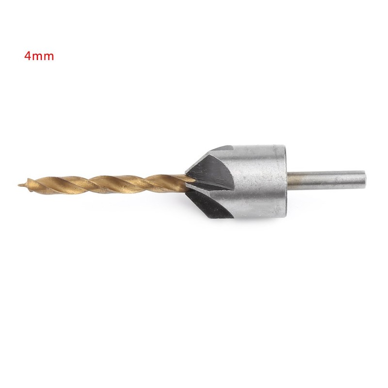 Countersink Drill Bit Set, Akozon Wood Countersink Drill Bit Steel