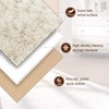 Oxford Homeware Rugs Living Room– Fluffy Cream Area Rugs for