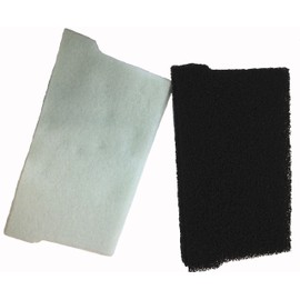 Blagdon Replacement Carbon and Polymer Wool Foams, for Midipond Box Filter 20000 18W UVC and 28000 24W UVC Models, pack of 6