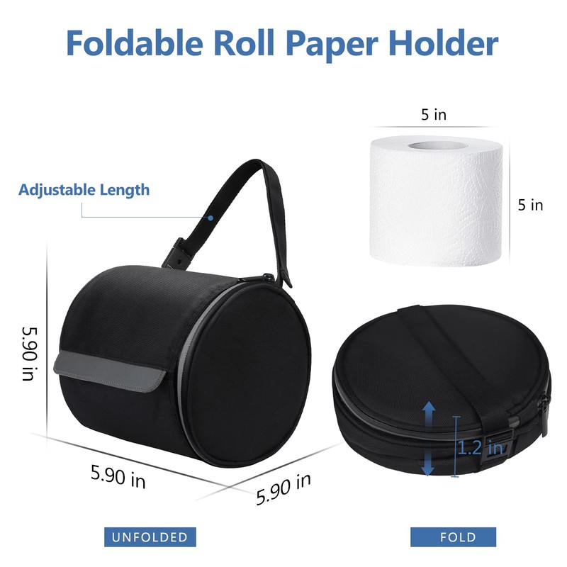 Hanging Toilet Paper Holder Waterproof Tissue Holder Cat Proof Roll