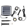 Outdoor Solar Lawn Lights Waterproof 2200mAh Battery Warm White Light