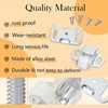2 Pack Mailbox Replacement Roller Catch Assembly Including Screws Roller