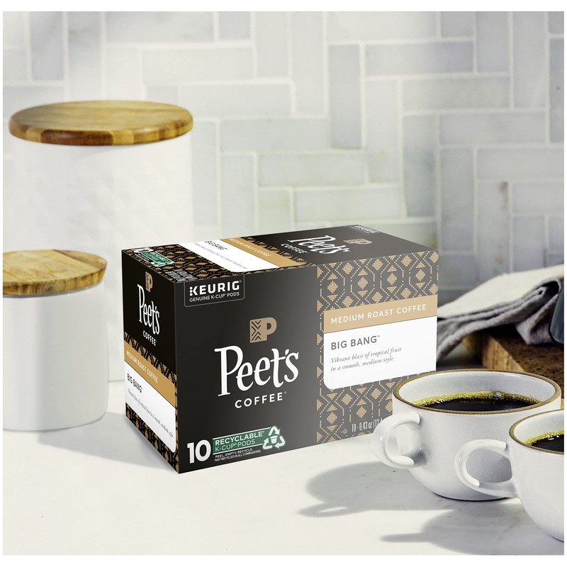 Peet's Coffee Big Bang K Cup Coffee Pods for Keurig