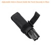 TACNEX Open Top Flashlight Holder Nylon Pouch Duty Belt MOLLE