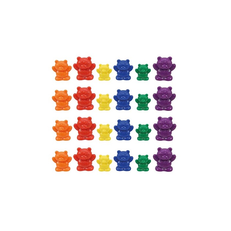EAI Education Bear Counters: 3 Sizes: 6 Colors - Set