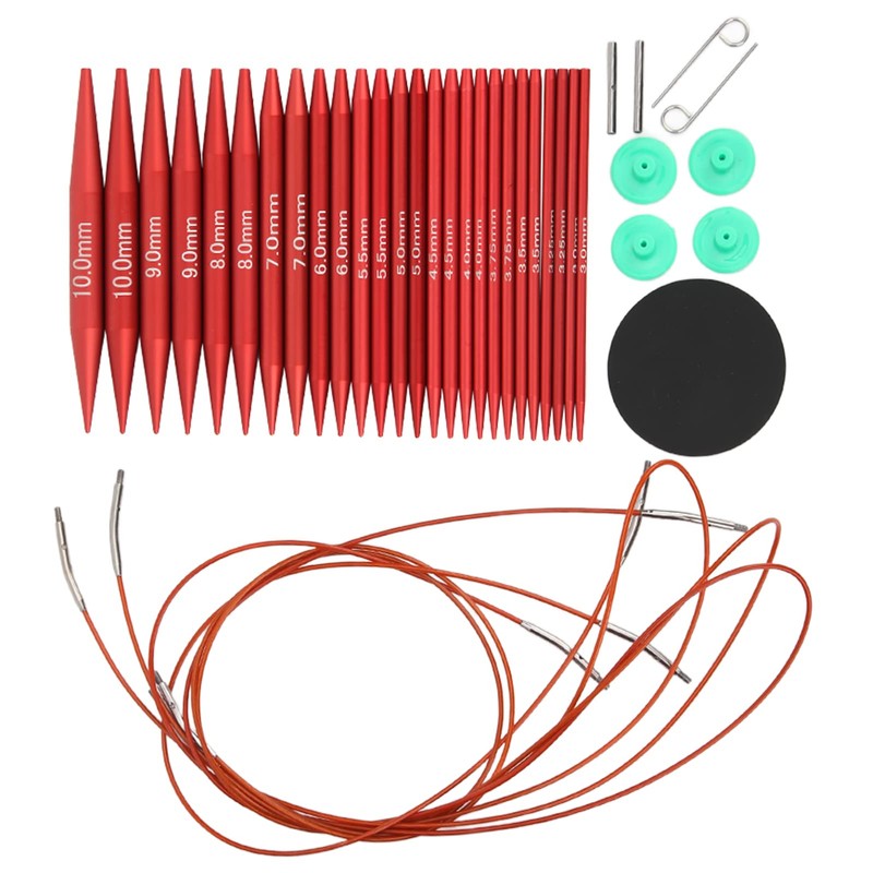 Cocoarm Circular Knitting Needles, Knitting Needle Set, Removable, Interchangeable, with