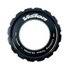 Vision Outer Centre Lock Disc Rotor Lockring, Black, Pair