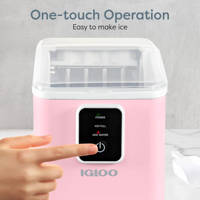 Igloo Self-Cleaning Countertop Ice Maker - Compact and Portable -