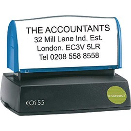 Q-CONNECT 57 x 20 mm Voucher for Custom Pre-Inked Stamp
