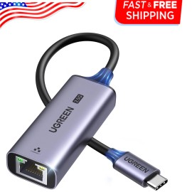N/A Ethernet Adapter USB-C 3.1 Gen1 to RJ45 2.5G Gigabit