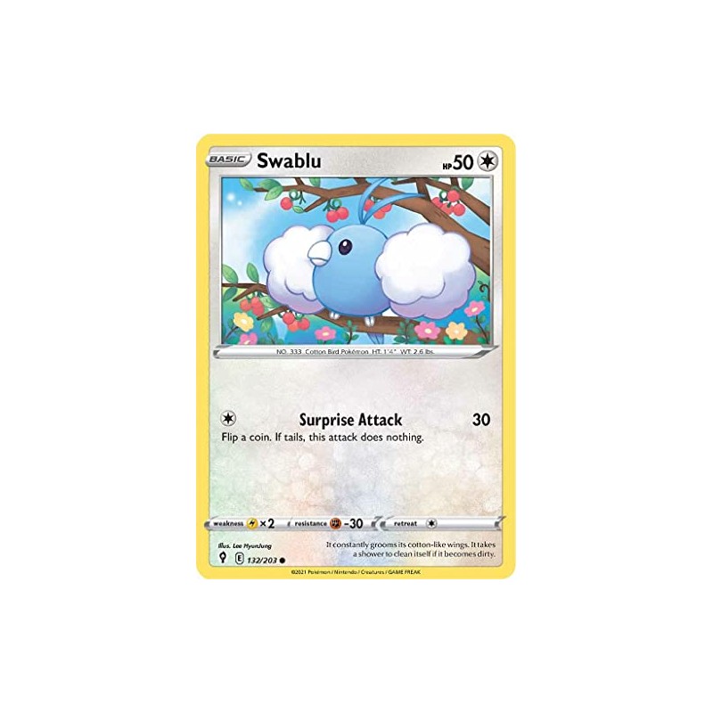 Swablu - 132/203 - Common - Sword & Shield -