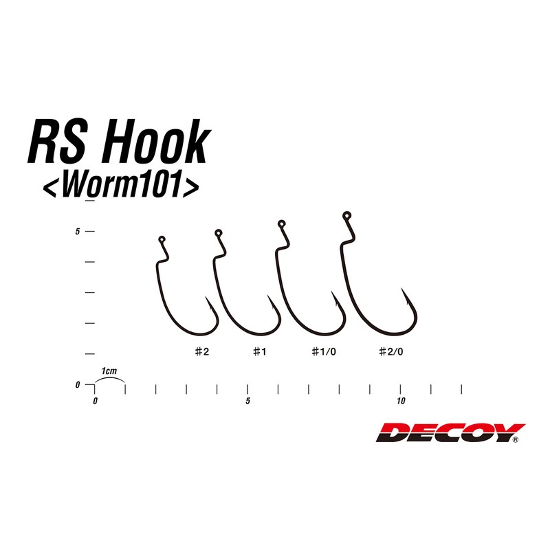 Bonito Advantage Decoy RS Hook Worm 101 Fish Hook