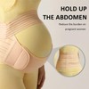 Pack of 1 Brown Pregnancy Belt, Adjustable Pregnancy Support Belt,
