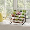 Giikin Display Risers, 4 Tier Display Stand for Perfume, Makeup,